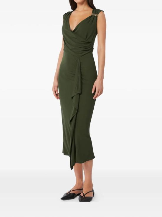 26SS 막스마라 스튜디오 미디 원피스 AUREO001 Green - MAX MARA STUDIO