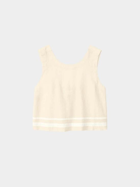  시레나 민소매 티셔츠 레니 탑 윈즈 리넨 - XIRENA