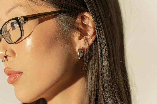  Milk & Rose 이어링 밀크 앤 로즈 릴리 후프 - OTHER BRANDS