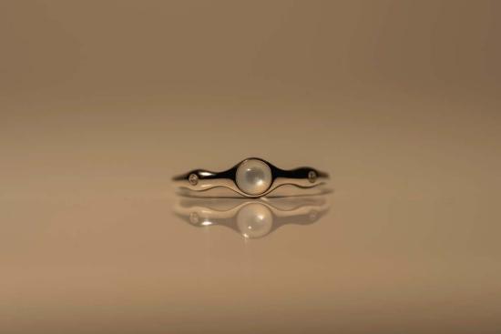  Milk & Rose 반지 내 가게 Silvie Moonstone - OTHER BRANDS