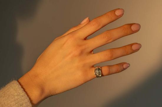  Milk & Rose 반지 밀크 앤 로즈 버클 링 실버 - OTHER BRANDS