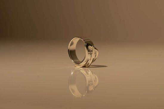  Milk & Rose 반지 밀크 앤 로즈 버클 링 실버 - OTHER BRANDS