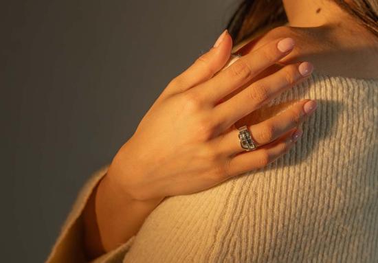  Milk & Rose 반지 밀크 앤 로즈 버클 링 실버 - OTHER BRANDS