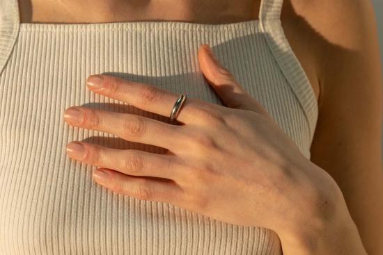  Milk & Rose 반지 밀크 앤 로즈 루나 링