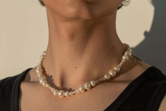  Milk & Rose 네크리스 밀크 앤 로즈 밸런싱 액트 진주 목걸이 - OTHER BRANDS