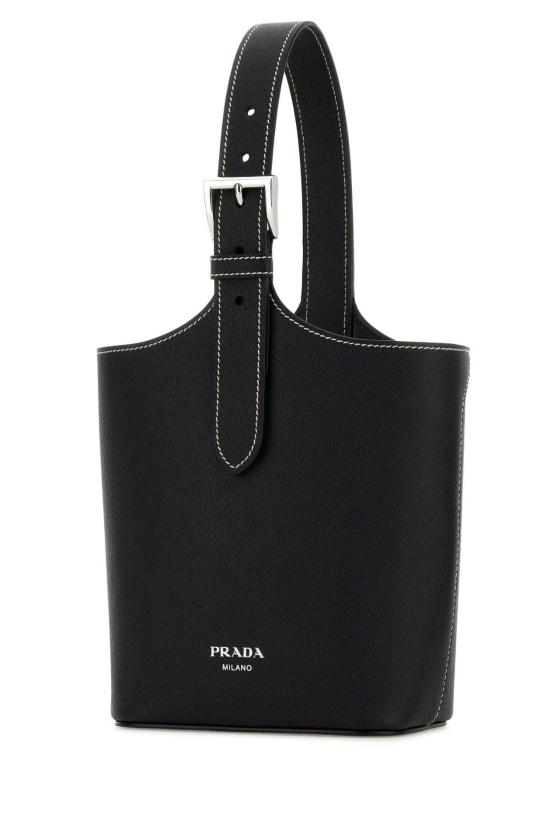 26SS 프라다 사피아노 버킷 토트백 1BE090NZV F0002 Black - PRADA