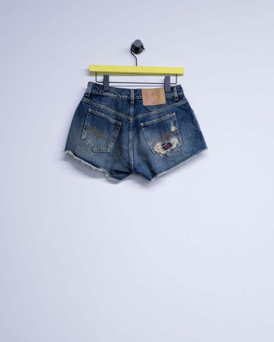  마틴로즈 데님 숏팬츠 마틴 로즈 트러커 워시 블루 - MARTINE ROSE