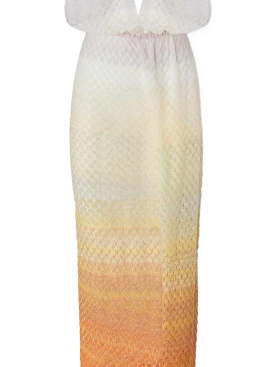 26SS 미소니 롱 원피스 MS26SG0CBR014E ORANGE TONES S4183 - MISSONI