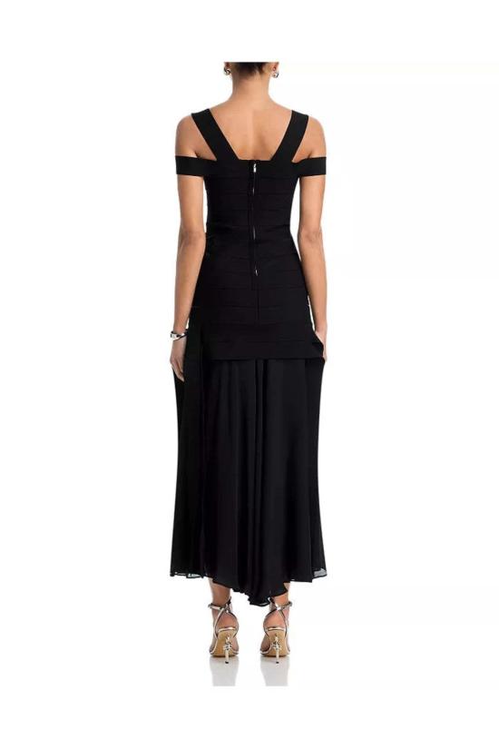  조나단 심카이 롱 원피스 캘러웨이 니트 맥시 드레스 블랙 - JONATHAN SIMKHAI