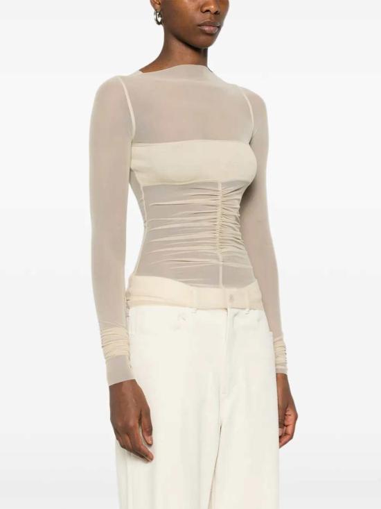 26SS 릭 오웬스 탑 RO01F6274TUSRJA 138 SAND - RICK OWENS