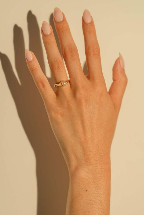  Milk & Rose 반지 밀크 & 로즈 플루이드 펄 링 - OTHER BRANDS