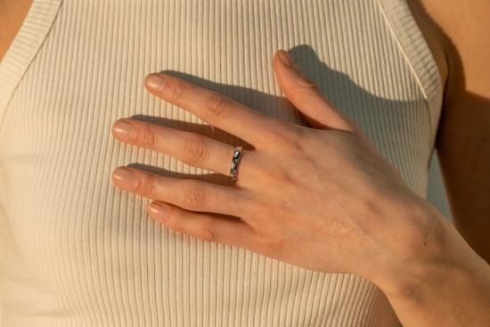  Milk & Rose 반지 밀크 앤 로즈 갤럭시 링 스털링 실버