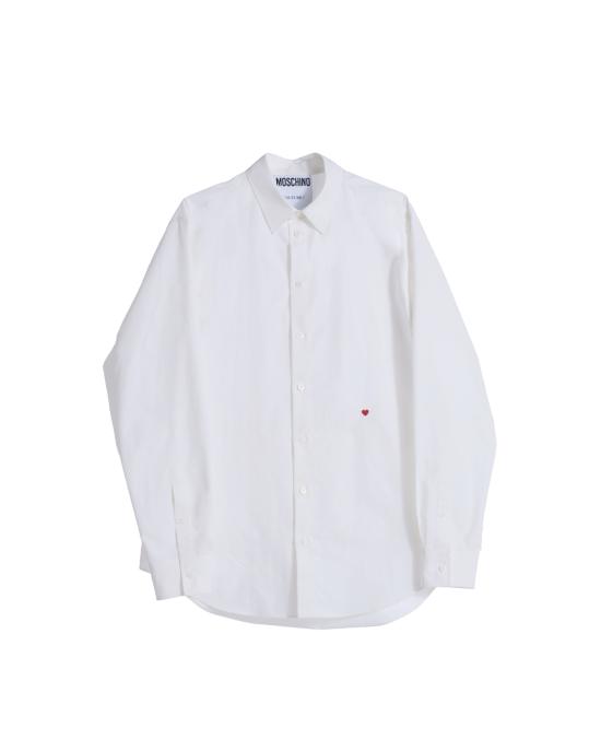  모스키노 긴팔 셔츠 0210 0232 1001 BIANCO