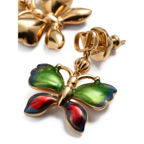 26SS 발렌티노 가라바니 이어링 8W0J0BU2MJP L05 GOLD GREEN - VALENTINO GARAVANI