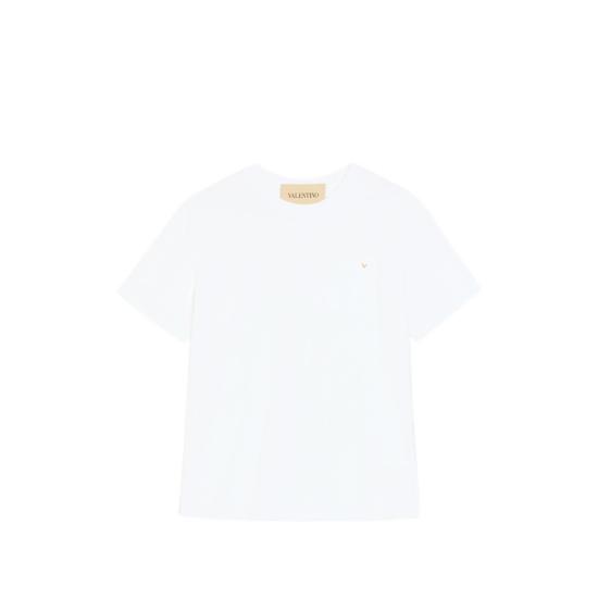 26SS 발렌티노 가라바니 반팔 티셔츠 8V0MG10VBGR 0BO WHITE