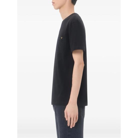 26SS 발렌티노 가라바니 반팔 티셔츠 8V0MG10VBGR 0NO BLACK - VALENTINO GARAVANI