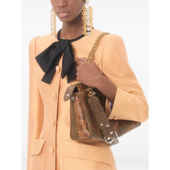 26SS 발렌티노 가라바니 코트 8B0CJ4509F3 F8E ORANGE BLACK - VALENTINO GARAVANI