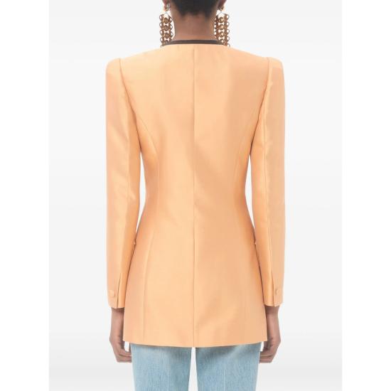 26SS 발렌티노 가라바니 코트 8B0CJ4509F3 F8E ORANGE BLACK - VALENTINO GARAVANI