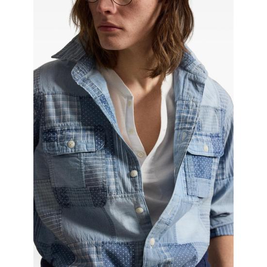 26SS 랄프 로렌 셔츠 710B14280001 INDPA BLUE - RALPH LAUREN