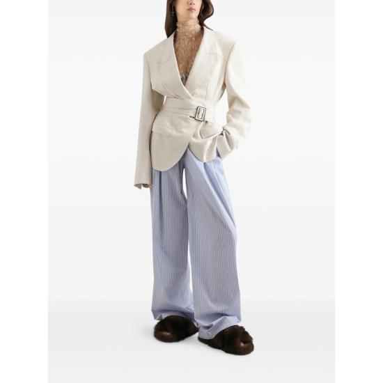 26SS 돌체앤가바나 팔라초 팬츠 FTDLET FR510 S8051 BLUE WHITE - DOLCE & GABBANA