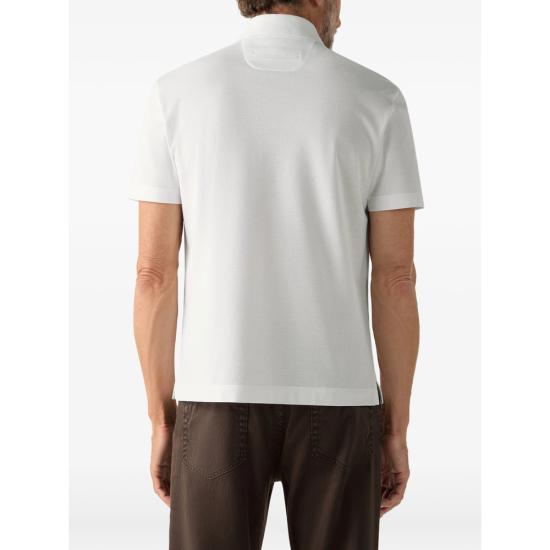 26SS 에르메네질도제냐 폴로 티셔츠 RUH348A3 H794 N00 WHITE - ERMENEGILDO ZEGNA