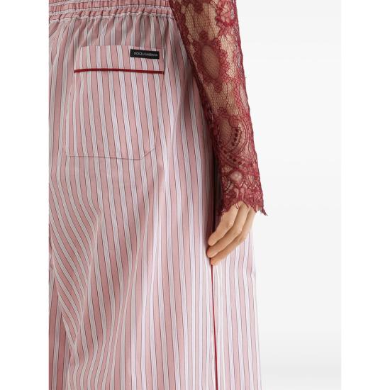 26SS 돌체앤가바나 팔라초 팬츠 FTDJET FR517 S8051 PINK WHITE - DOLCE & GABBANA