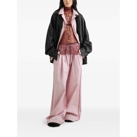 26SS 돌체앤가바나 팔라초 팬츠 FTDJET FR517 S8051 PINK WHITE - DOLCE & GABBANA