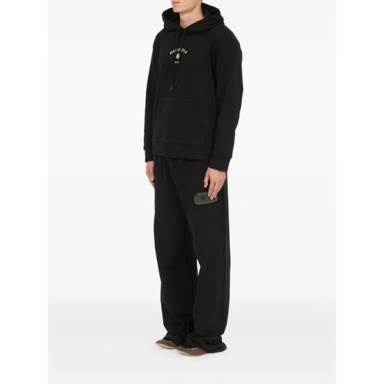 26SS MM6 메종마르지엘라 후드 티셔츠 M25014 SH2GU0031 900 BLACK - MM6 MAISON MARGIELA