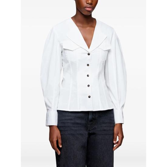 26SS 가니 셔츠 A1040353 151 WHITE - GANNI