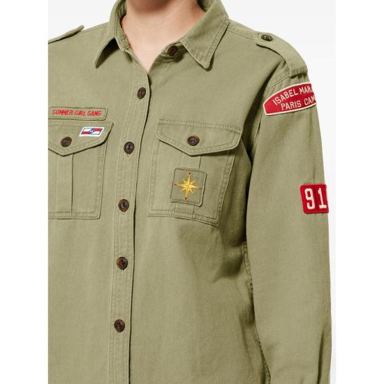 26SS 이자벨마랑 셔츠 D2I03I CH0322FA 67KI GREEN - ISABEL MARANT