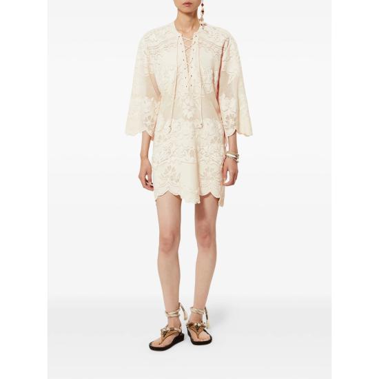 26SS 이자벨마랑 미디 원피스 D2J21I RO1118FA 23EC NEUTRALS - ISABEL MARANT