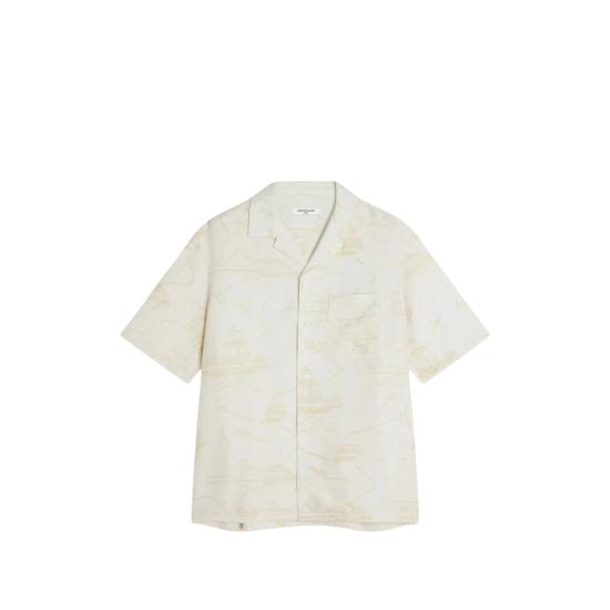 26SS 메종키츠네 셔츠 QM00404WW9103 BEIST NEUTRALS
