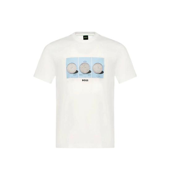 26SS 보스 반팔 티셔츠 50559353 100 WHITE