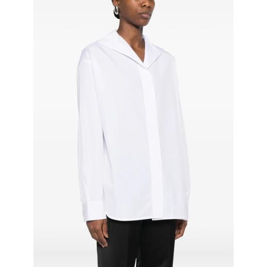 26SS 토템 셔츠 262 WRD0336 FB0490 047 WHITE - TOTEME