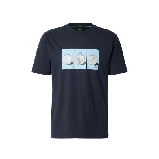 26SS 보스 반팔 티셔츠 50559353 402 BLUE