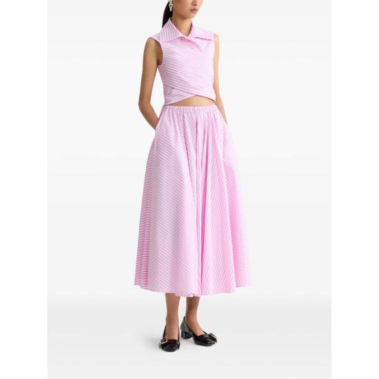 26SS 파투 셔츠 TO1670248 5968 PINK WHITE - PATOU