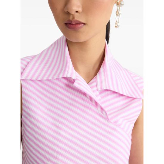 26SS 파투 셔츠 TO1670248 5968 PINK WHITE - PATOU