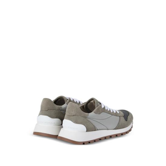 26SS 브루넬로 쿠치넬리 프레셔스 토 테크노 패브릭 러너 MZ47G1960 C7550 GREEN - BRUNELLO CUCINELLI