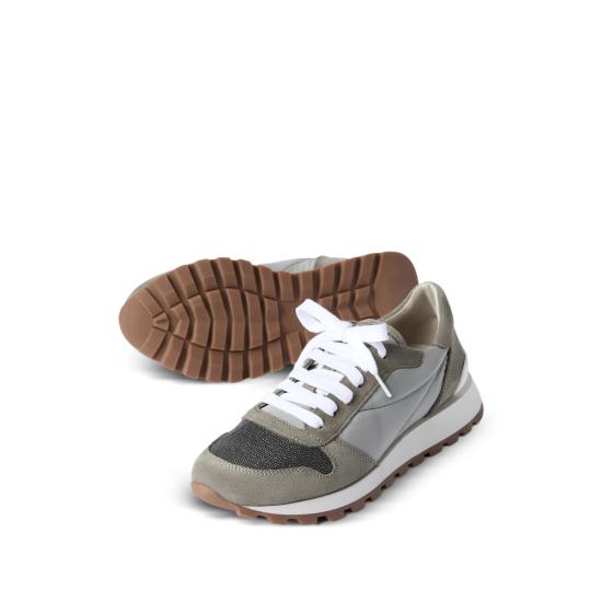 26SS 브루넬로 쿠치넬리 프레셔스 토 테크노 패브릭 러너 MZ47G1960 C7550 GREEN - BRUNELLO CUCINELLI