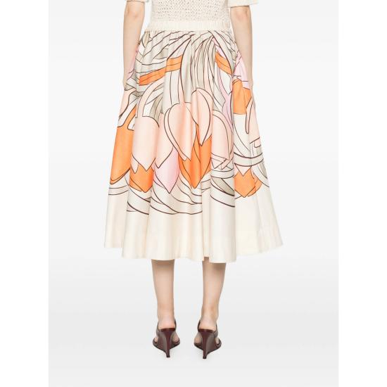 26SS 라 더블제이 미디 스커트 SKI0199 COT094TUL0 PI02 NEUTRALS PINK - LA DOUBLEJ