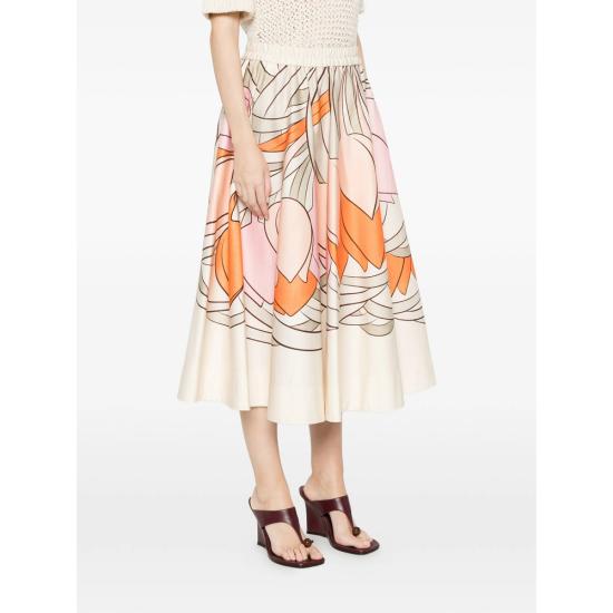 26SS 라 더블제이 미디 스커트 SKI0199 COT094TUL0 PI02 NEUTRALS PINK - LA DOUBLEJ