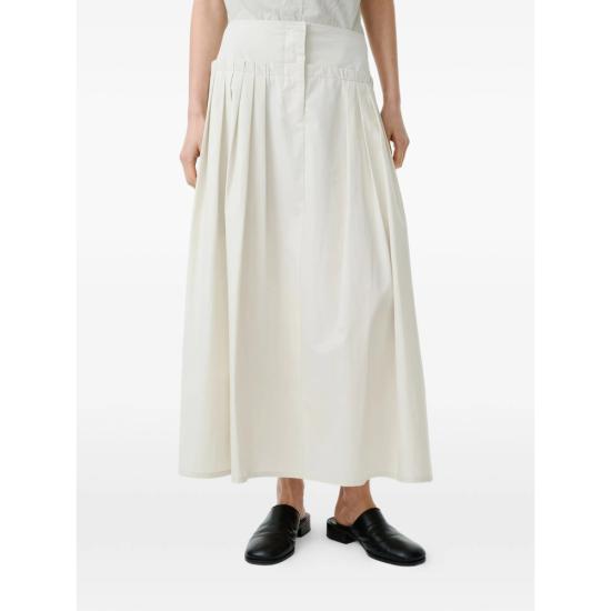 26SS 스튜디오 니콜슨 미디 스커트 SNW 1748 AGAT BONE WHITE - STUDIO NICHOLSON