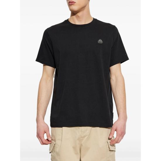 26SS 무스너클 반팔 티셔츠 M15MT777 292 BLACK - MOOSE KNUCKLES