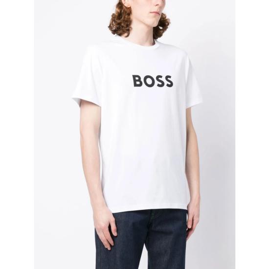26SS 보스 반팔 티셔츠 50491706 100 WHITE - BOSS