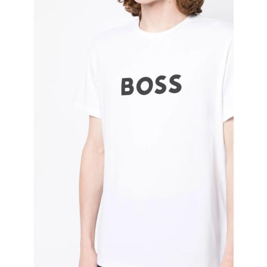 26SS 보스 반팔 티셔츠 50491706 100 WHITE - BOSS