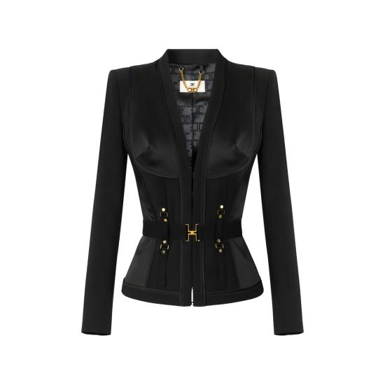 26SS 엘리자베타프랜치 자켓 GI23362E2 110 BLACK