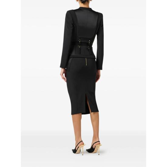 26SS 엘리자베타프랜치 자켓 GI23362E2 110 BLACK - ELISABETTA FRANCHI