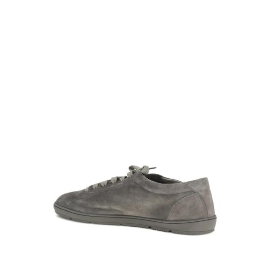 26SS 브루넬로 쿠치넬리 라이트 웨이트 스웨이드 스니커즈 MZUCAHN345 C8867 GREY - BRUNELLO CUCINELLI