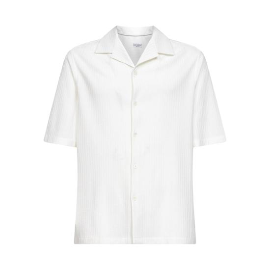 26SS 브루넬로 쿠치넬리 셔츠 MW8326684 C1043 WHITE