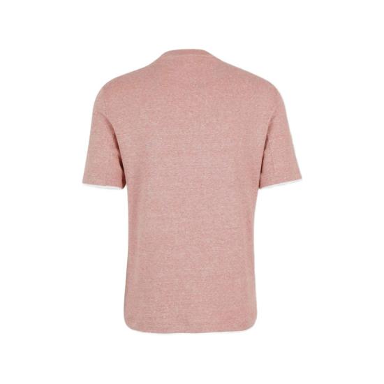 26SS 브루넬로 쿠치넬리 페이크 레이어링 티셔츠 MW8357427 CIW28 PINK - BRUNELLO CUCINELLI